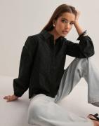 OBJECT - Sort - Objbitten L/S Re Shirt Noos