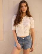 Nelly - Blå - Low Waist Jeans Shorts