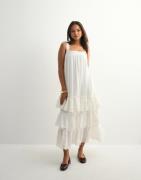 Vero Moda - Hvid - Vmpeach Sl 7/8 Dress Wvn