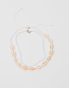 Pieces - Hvid - Pcloui 2-Pack Necklace