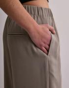 Selected Femme - Beige - Slftinni-Relaxed Mw Wide Pant N Noo