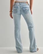 True Religion - Blå - Hs Applique Joey Lr Flare Flap