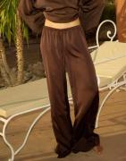 Nelly - Brun - Pull On Satin Pants
