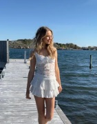 Nelly - Hvid - Romantic Lace Sleeveless Top