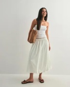 Vero Moda - Hvid - Vmfriba Mw 7/8 Balloon Skirt Wvn Ga
