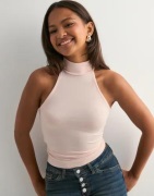 Nelly - Pink - Sleeveless Polo Top