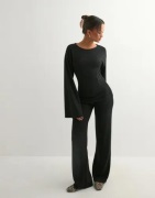 Nelly - Sort - Luxury Wide Sleeve Sweat