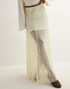 Neo Noir - Hvid - Mariya Lace Skirt
