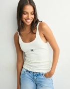 One Teaspoon - Hvid - Rib Singlet