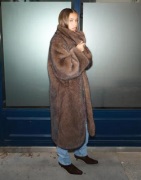 Neo Noir - Brun - Stephanie Faux Fur Long Jacket