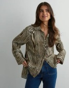 Malina - Mønstret - Emaline Slits Detail shirt