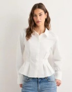 Vero Moda - Hvid - Vmfriba Ls Cuff Top Wvn Ga