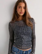 Pieces - Grå - Pcmacey Ls Top Jrs