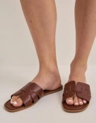 Nelly - Brun - Flat Sandal