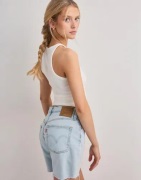 Levi's - Blå - 501 Mid Thigh Short Lw