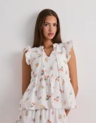 Pieces - Blomstret - Pcemma Sl Top Wvn Noos Bc