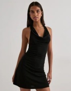 Nelly - Sort - Halterneck Mini Dress