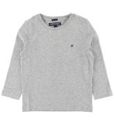 Tommy Hilfiger Bluse - Basic - Grey Heather