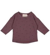 MarMar Bluse - Tajco - Modal - Mahogany Dot