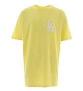 New Era T-Shirt - Pastel Yellow - Los Angeles Dodgers