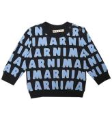 Marni Sweatshirt - Navy m. LyseblÃ¥