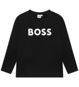 BOSS Bluse - Sort m. Hvid