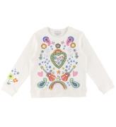 Stella McCartney Kids Sweatshirt - Love - Hvid m. Print