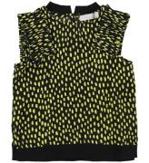 Stella McCartney Kids Top - Sort m. Gule Prikker/FlÃ¦ser