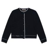 Marni Cardigan - Uld - Navy m. Hvid