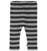 Smallstuff Leggings - Stribet - Grey/antrazit