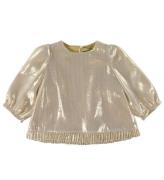 Stella McCartney Kids Bluse - Beige m. Glimmer