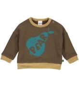 Freds World Sweatshirt - Veggie - Brown Mist m. Print