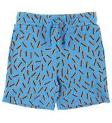 Stella McCartney Kids Sweatshorts - BlÃ¥ m. Orange