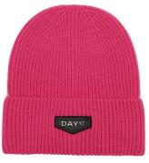 DAY ET Hue - Logo Patch - Strik - Uld/Akryl - Diva Pink