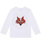 Stella McCartney Kids Bluse - Hvid m. RÃ¦v