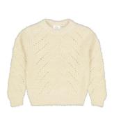 The New Bluse - Strik - TnDiva - White Swan m. Glimmer
