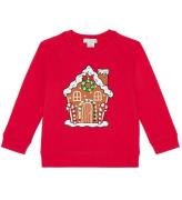 Stella McCartney Kids Sweatshirt - RÃ¸d m. Honningkagehus