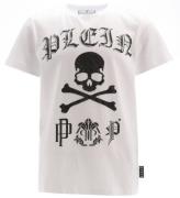 Philipp Plein T-shirt - Hvid m. Sort/Similisten