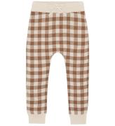 Monsieur Mini Leggings - Gingham - Offwhite/Toffee