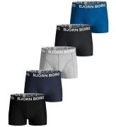 BjÃ¶rn Borg Boxershorts - 5-pak - Blue Denim