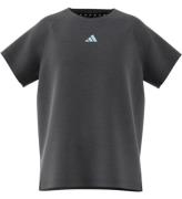 adidas Performance T- shirt - JG Tee Lux - GrÃ¥ Meleret