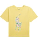 Polo Ralph Lauren T-shirt - C Aip - Oasis Yellow m. Logo