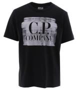 C.P. Company T-shirt - Sort m. Hvid