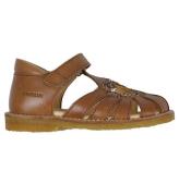 Angulus Sandaler - Hjertesandal - Tan/Multi Glitter