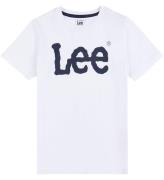 Lee T-Shirt - Wobbly Graphic - Bright White