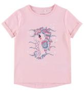 Name It T-shirt - NmfVix - 2 pak - Parfait Pink/Bright White