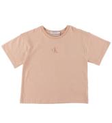 Calvin Klein T-shirt - CK Logo Boxy - Pink Sand