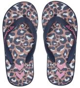 Hummel Klipklapper - Flip Flop Jr. - Black Iris/Leopard