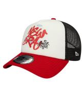 New Era Kasket - Trucker - RÃ¸d/Sort/hvid