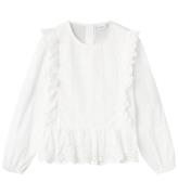 Name It Bluse - NkfKora - Bright White